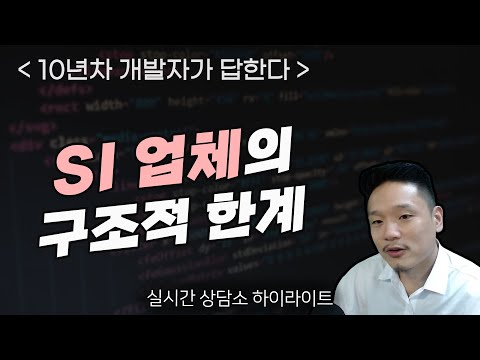 SI 업체에 들어가도 될까? SI 업체에 들어가도 될까?