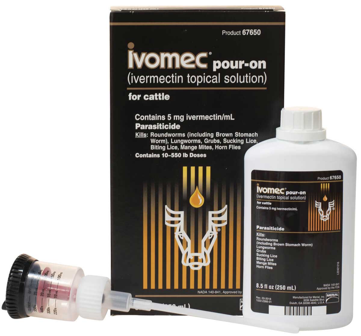 Ivomec Pour-On Parasiticide For Cattle Boehringer Ingelheim - Pour-On |  Ivermectins | Cattle Deworme