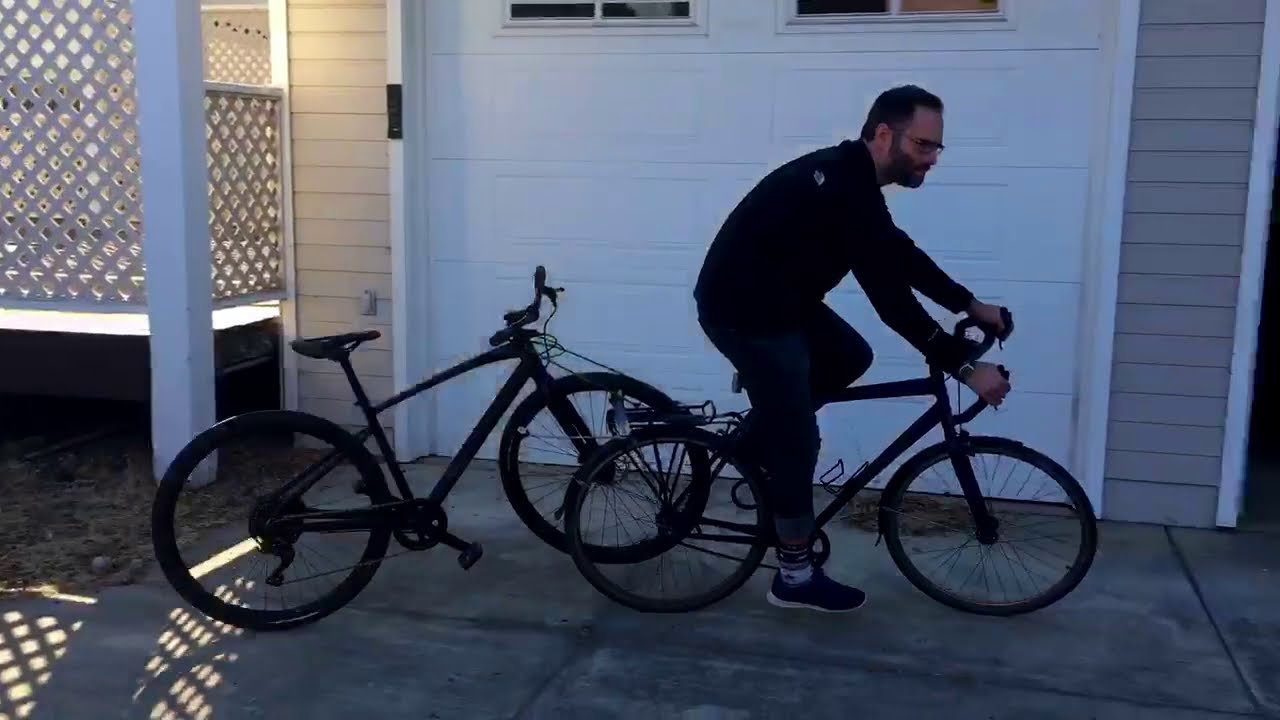 How To Transport A Bike With Another Bike - Youtube