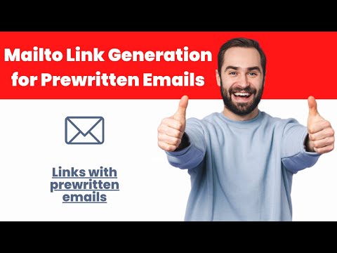 How To Create Mailto Link with Subject and Body Text - Prewritten Email Links Generator