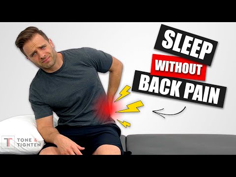 How To Sleep With Lower Back Pain - Sleep Better TONIGHT!