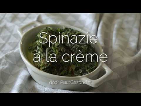 Hoe maak je spinazie a la crème? PuurGezond