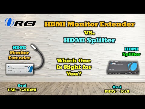 Difference between HDMI Splitter VS PC Extended Display