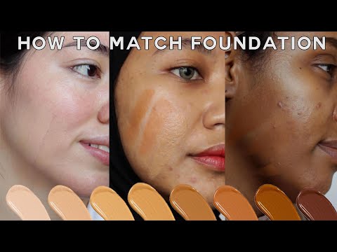 How To Find Your BEST Foundation Shade • easy for makeup beginners!