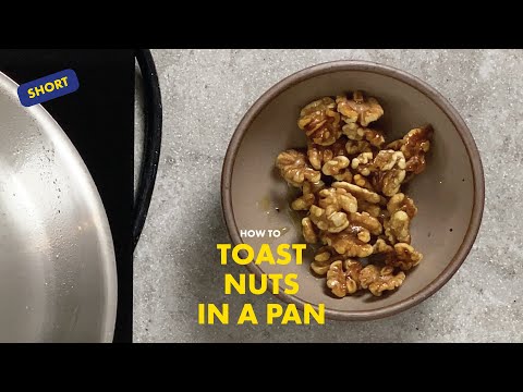 How to toast nuts in a pan