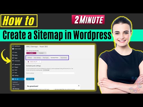How to create a sitemap in wordpress 2023